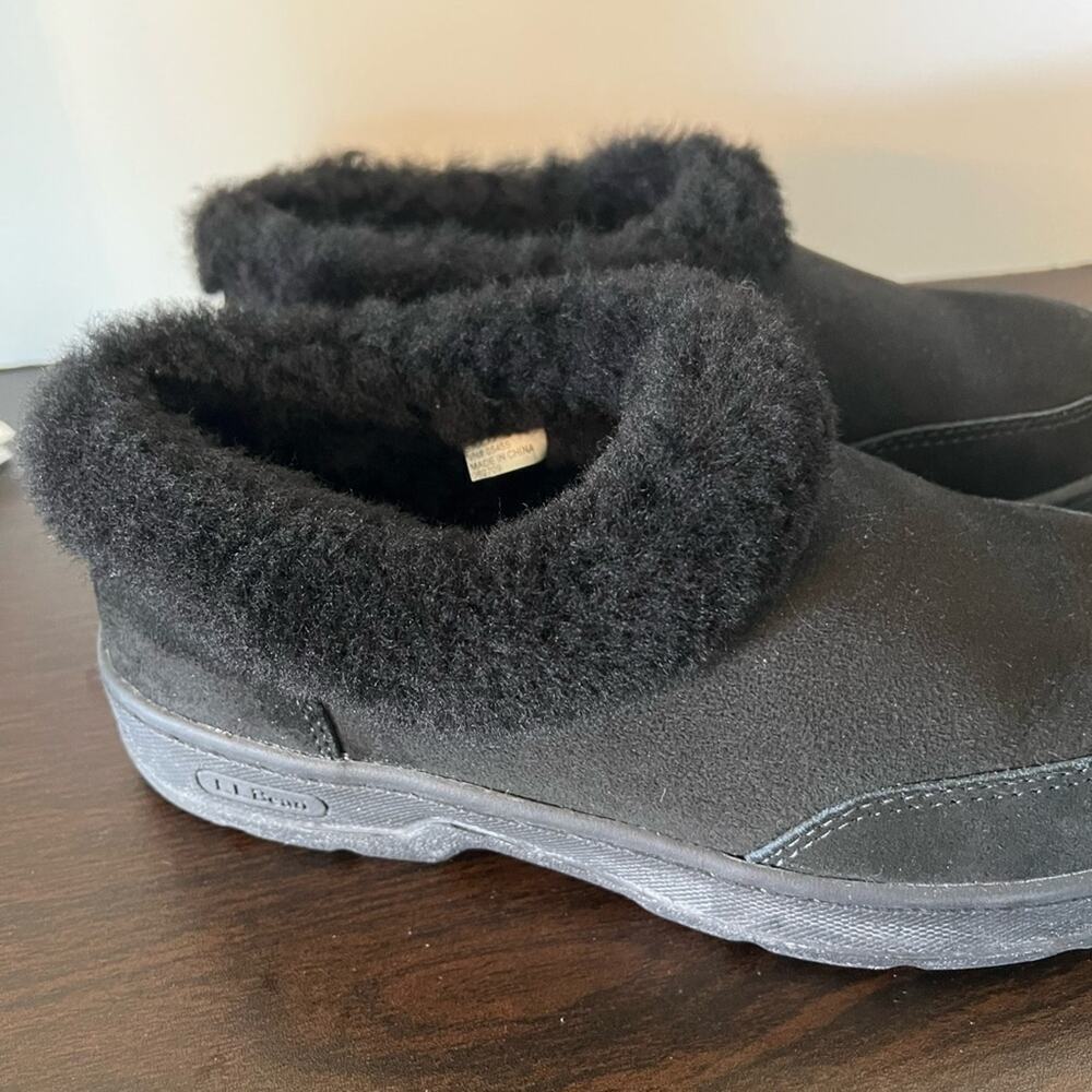 LL BEAN WOMENS LEATHER SHOE SIZE 9 WORN ONCE - Picture 3 of 7